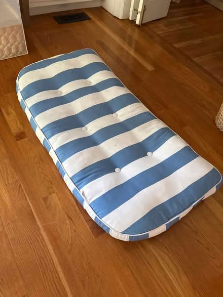 Photo of free Seat cushion (59 Larchwood Dr Cambridge MA) #1