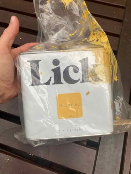 Photo of free Lick Paint - Number 2 Yellow (Croydon) #1
