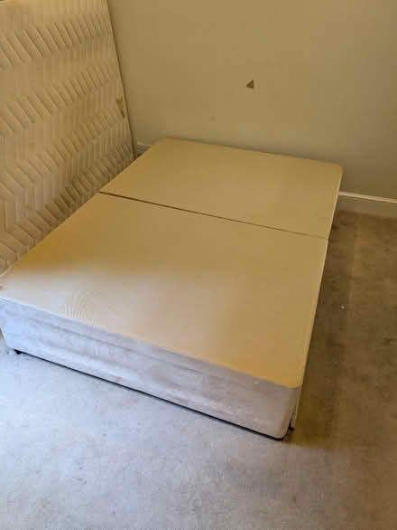 Photo of free Devan Double Bed and Mattress (Earls court) #1