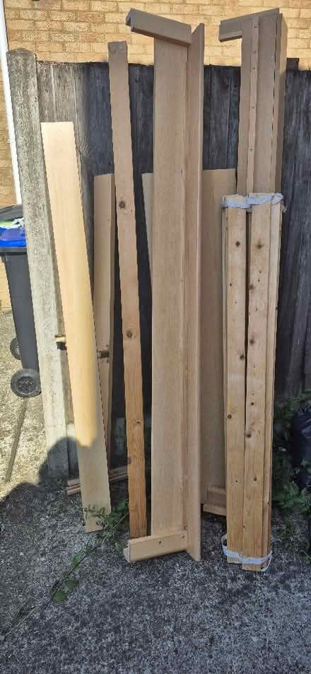 Photo of free Double Bed Frame/Wood (CT1) #1