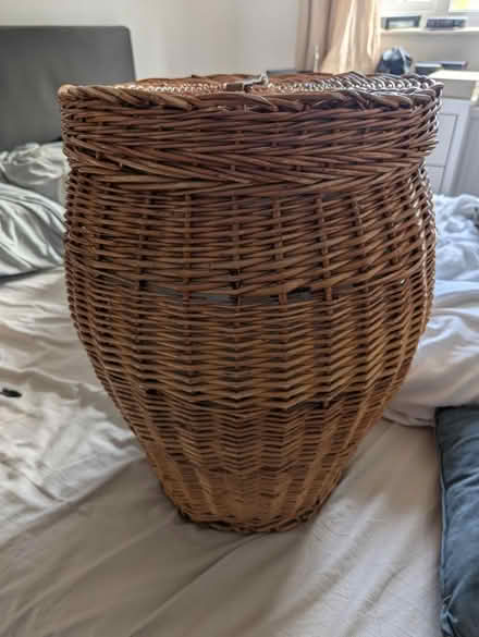 Photo of free Wicker laundry basket (CM12) #1