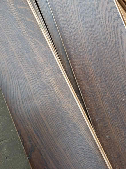 Photo of free Dark engineered wood flooring (Cw83ab) #1