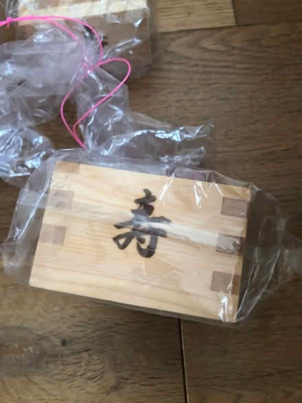 Photo of free 5 wooden Sake glasses (SL6 Furze Platt) #3