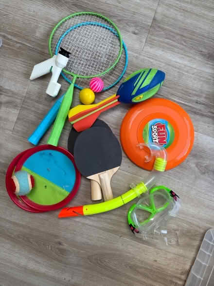 Photo of free Box of outdoor toys (Ipswich IP4) #1