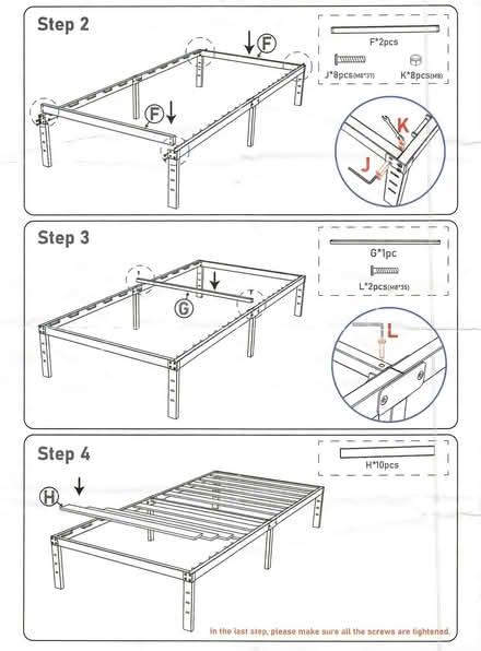 Photo of free Twin XL Bed Frame (Four Corners - Clermont) #4