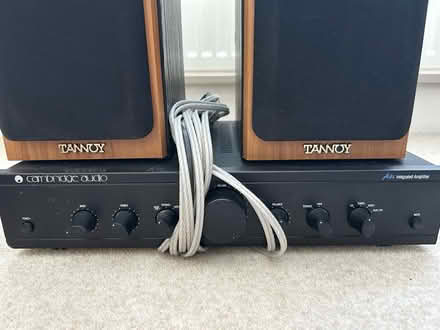 Photo of free Amp and two speakers (Tuckton. BH6) #2