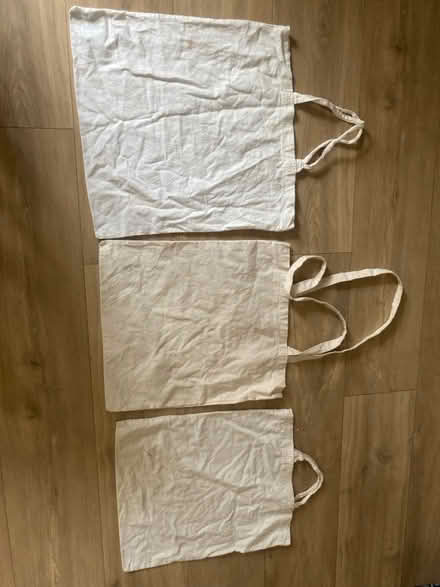 Photo of free Three plain tote bags (Abingdon OX14) #1