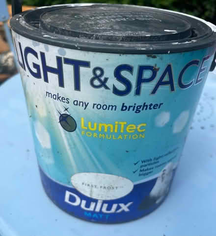 Photo of free Emulsion paint - Dulux 'First Frost' (Fairfield LA1) #3