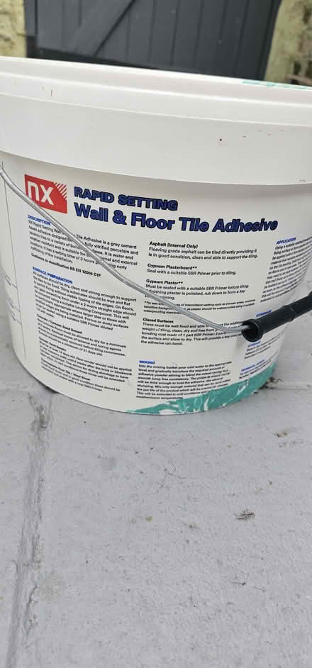 Photo of free Rapid set tile adhesive new (Bootle merseyside) #2