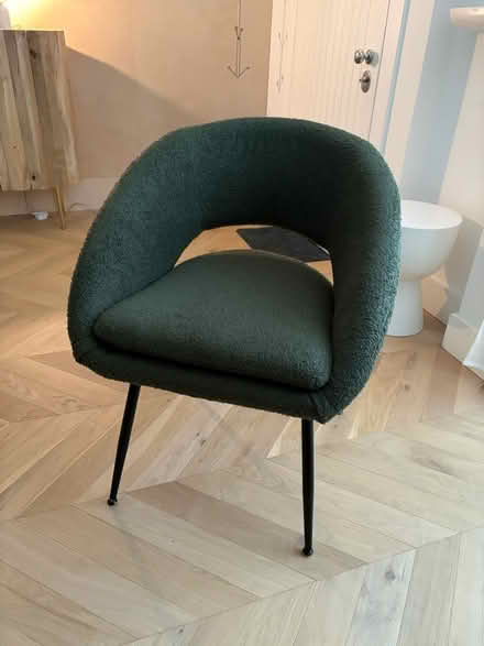 Photo of free Boucle dining chair (Se8 5ae) #3
