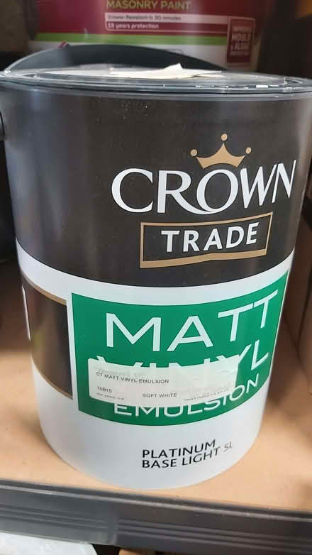 Photo of free Paint Crown Trade Matt Vinyl Emulsion (Kendal LA9) #1