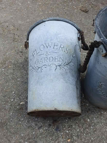 Photo of free 2 metal garden planters (Enfield EN2) #2