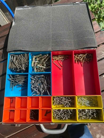 Photo of free Metal storage case - screws included (Barrow upon Soar LE12) #2