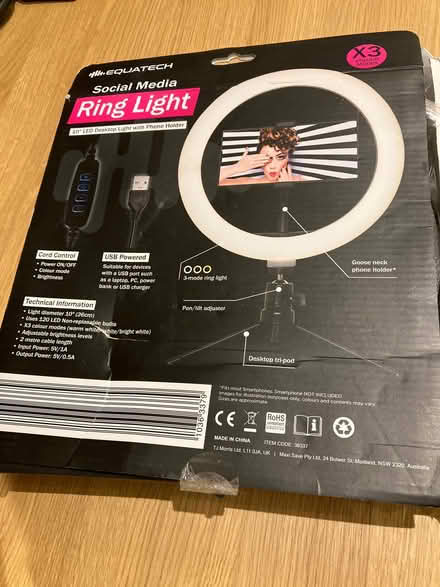 Photo of free Social Media Ring Light (Aston CH5) #2