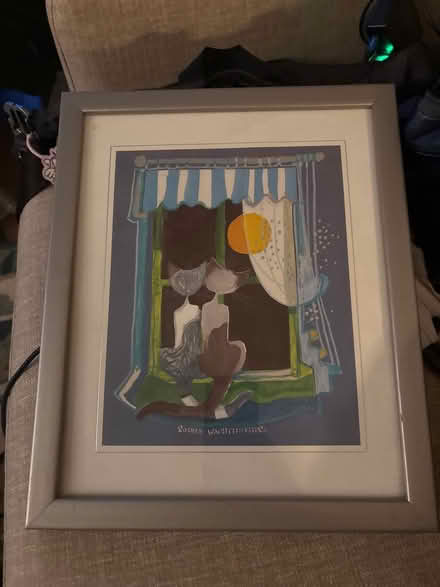 Photo of free Cat picture in silver frame (Limehouse E1) #1