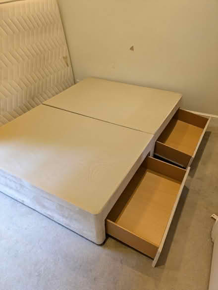 Photo of free Devan Double Bed and Mattress (Earls court) #2