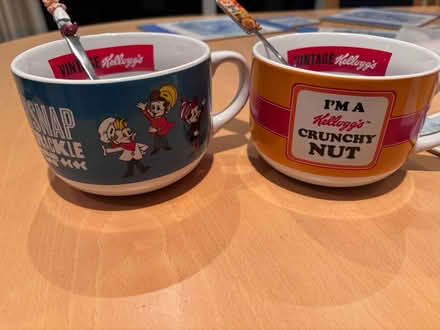 Photo of free Kelloggs cereal bowls & spoons (Cairneyhill KY12) #1