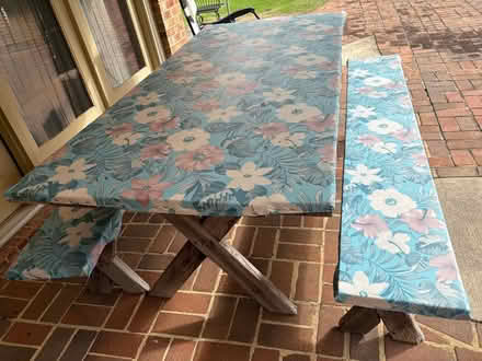 Photo of free Picnic Table, Benches, Chairs (Beechmont Area Newport News) #3