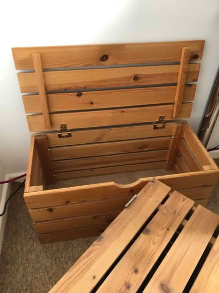 Photo of free 2 wooden storage chest boxes (Connah’s Quay CH5) #2