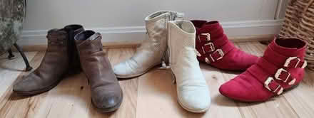Photo of free 3 Pairs of Booties, Size 6.5 and 7 #1