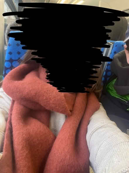 Photo of free Burgundy Alpaca Scarf (Levenshulme M19) #3
