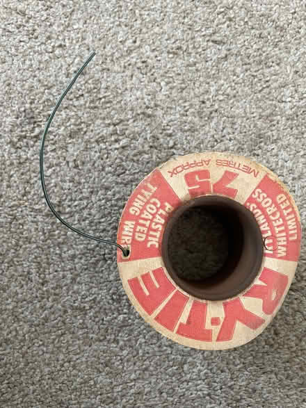 Photo of free Nearly full reel of plastic coated tying wire (Longbarn WA2) #2