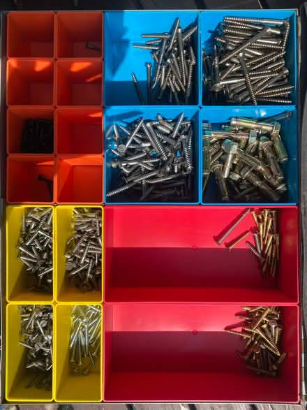 Photo of free Metal storage case - screws included (Barrow upon Soar LE12) #1