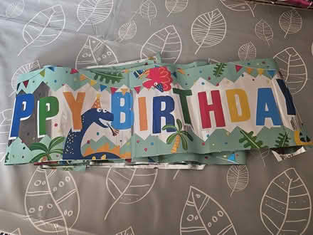 Photo of free 3 x dinosaur birthday banners (Stevenage SG2) #1