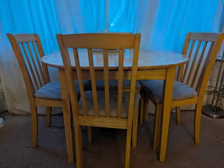 Photo of free Dining table and chairs (Castle area) #2