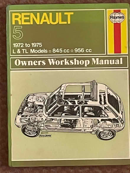 Photo of free Haynes Manual. Renault 5 1972-1975 (Little Eaton DE21) #1