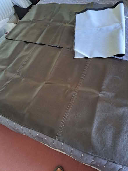 Photo of free Reclaimed bonded upvc leather. Dark Brown. (Charminster BH8) #1