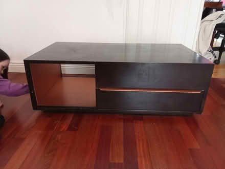 Photo of free Table with copper edges (Blackrock, Co Dublin) #1