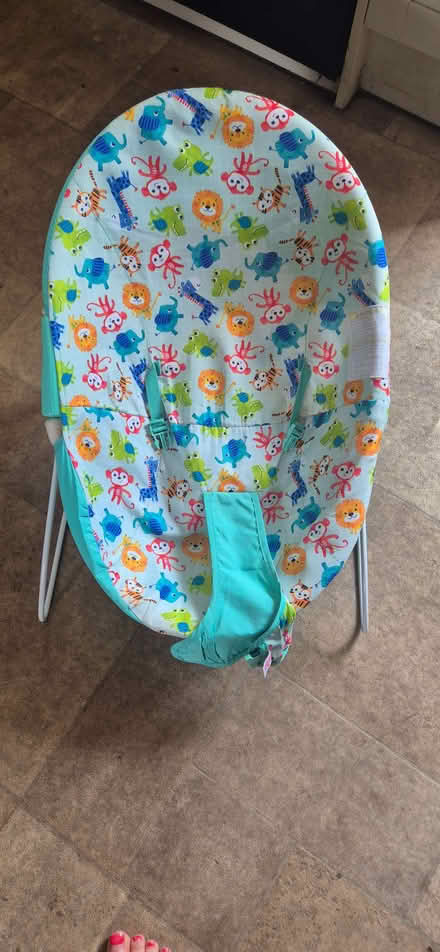 Photo of free Baby bounce chair & nappies (Chaddesden DE21) #1