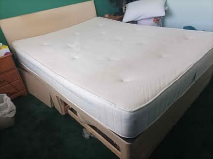 Photo of free King size divan bed & mattress (NR8 Taverham) #1