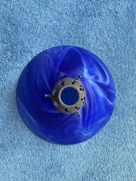 Photo of free Blue glass lampshade (BR2) #1