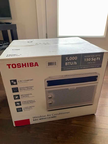 Photo of free Toshiba 5,000 BTU Window AC (Vaughan/Oakwood area) #1