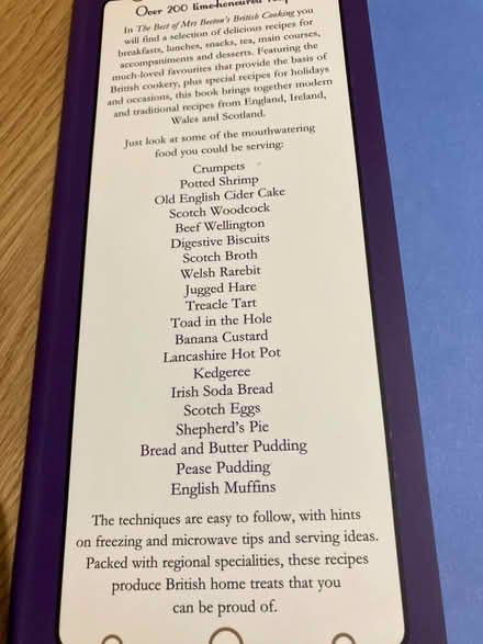 Photo of free Cookery Book - The Best of Mrs Beeton’s British Cooking (Aston CH5) #2