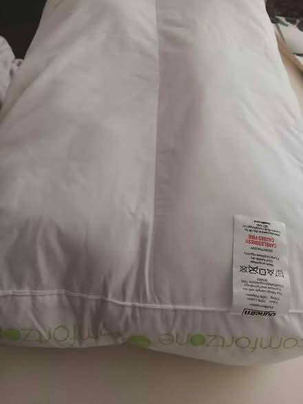 Photo of free Two Dunelm pillows washed from a pet and smoke free househol (Fords Farm RG30) #2