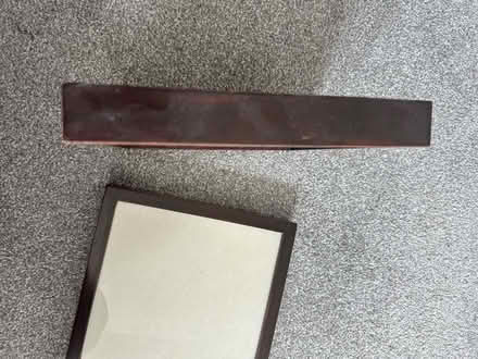 Photo of free Two dark wood picture frames (CV4) #3