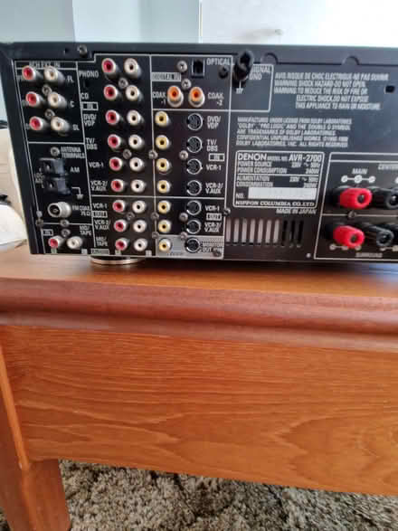 Photo of free Denon AVR-2700 AV Surround Sound Receiver (Popley RG24) #4
