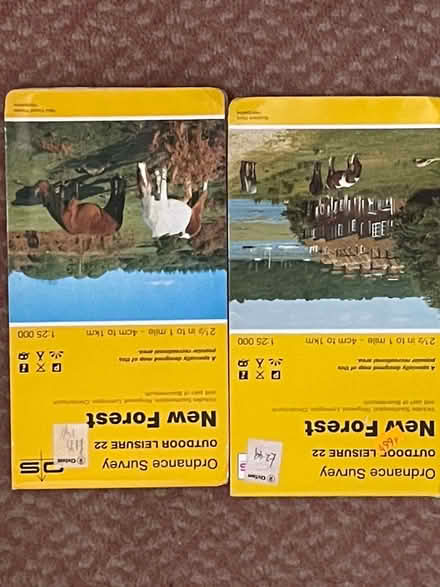 Photo of free Ordnance Survey Outdoor Leisure Map. New Forest (Little Eaton DE21) #1