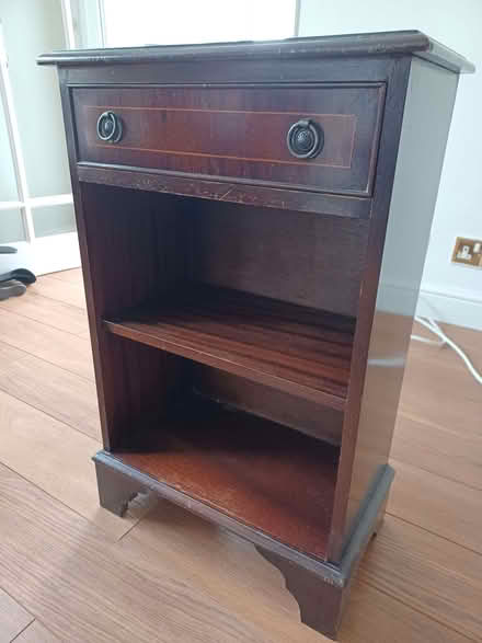 Photo of free One drawer 2 shelf vintage wooden cabinet (Kidlington OX5) #1