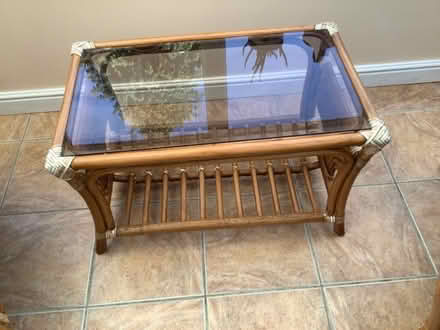 Photo of free Wicker sofa + 2 chairs + table (Thurton NR14) #3
