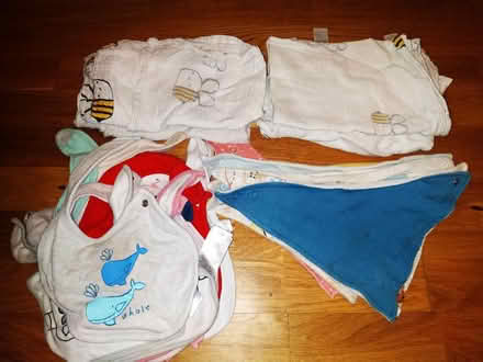 Photo of free Baby muslins and bibs (Surbiton KT5) #2