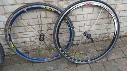 Photo of free Bike wheels. Two 700c front wheels (Kendal LA9) #1