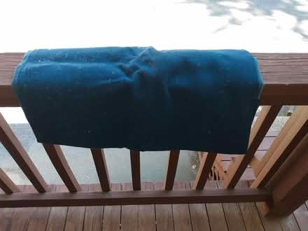 Photo of free fabric: blue (Cambridge, Porter Square) #1