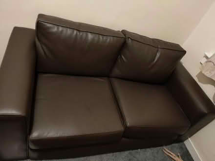 Photo of free Coffee brown 2 seater (Sauchie, Alloa) #2
