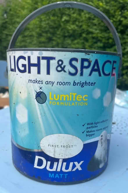 Photo of free Emulsion paint - Dulux 'First Frost' (Fairfield LA1) #1