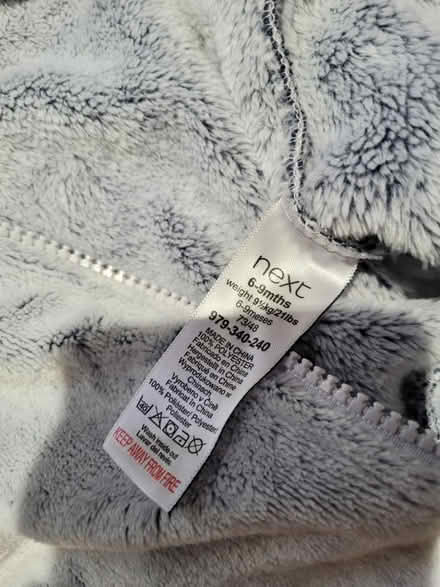 Photo of free Next baby fleece suit 6 to 9 months (Harlington, LU5) #1