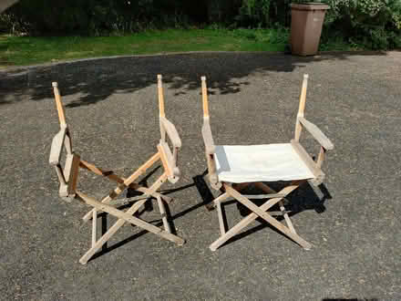 Photo of free Two director chair frames, need new seat and back material (North Hinksey OX2) #1